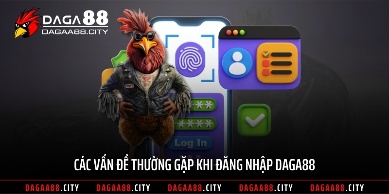 Các vấn đề thường gặp khi đăng nhập DAGA88