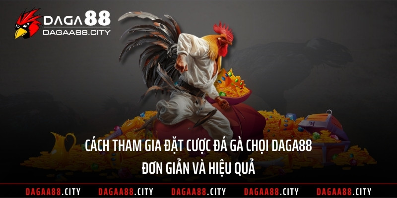 Cách tham gia đặt cược đá gà chọi DAGA88 đơn giản và hiệu quả