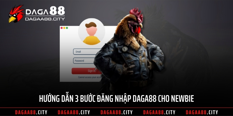 Hướng dẫn 3 bước đăng nhập DAGA88 cho newbie