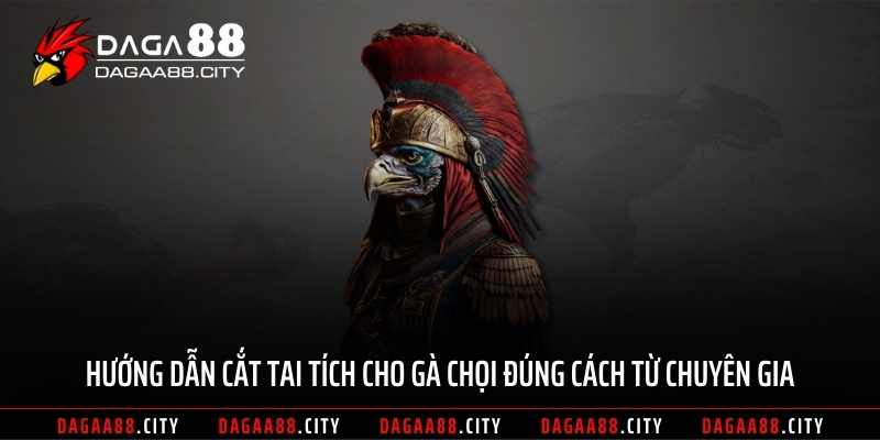 Hướng Dẫn Cắt Tai Tích Cho Gà Chọi Đúng Cách Từ Chuyên Gia
