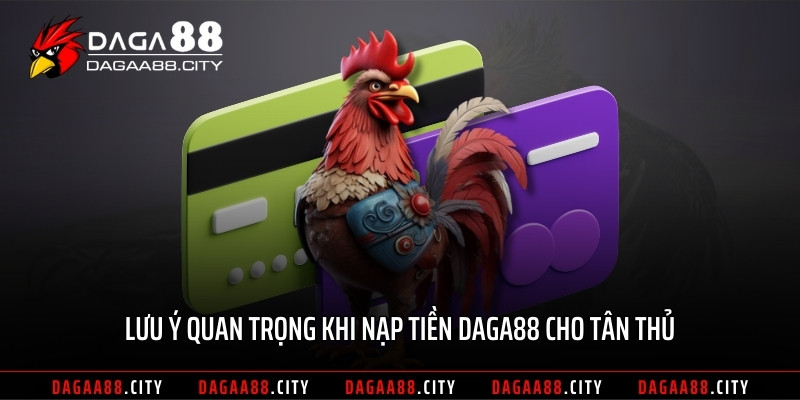 Lưu ý quan trọng khi nạp tiền DAGA88 cho tân thủ