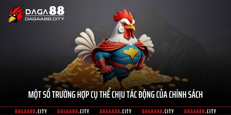 Một số trường hợp cụ thể chịu tác động của chính sách